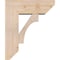 Ekena Millwork Westlake Slat Smooth Bracket w/ Offset Brace, Douglas Fir, 7 1/2"W x 20"D x 24"H BKT0806X20X24WTL06SDF - alternate 4